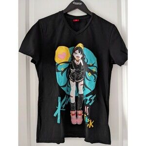 BIBISAMA Kawaii As F*ck T-shirt Otaku Streetwear Bibi Japanese Anime Girl Size M